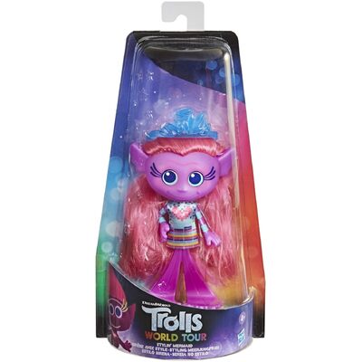 DreamWorks Trolls World Tour Stylin' Mermaid Doll