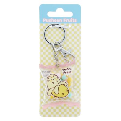 Pusheen The Cat Fruits Keyring