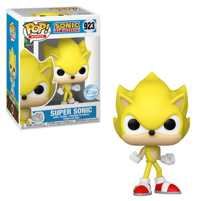 Funko Pop Sonic The Hedgehog Super Sonic #923 Vinyl Figure