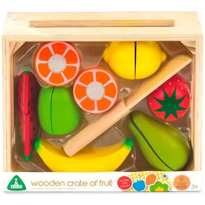 ELC Early Learning Centre Wooden Crate of Fruit