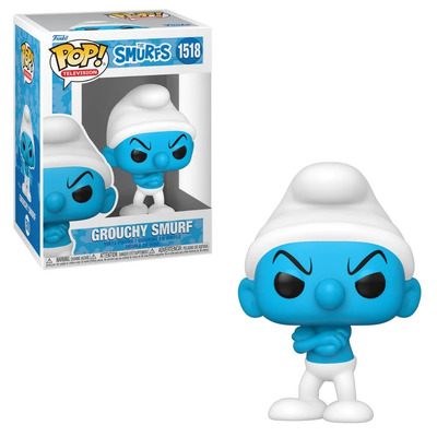 Funko Pop! The Smurfs Grouchy Smurf #1518 Vinyl Figure