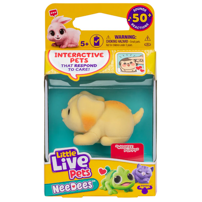 Little Live Pets NeeDees Single Pack Interactive Pet - Woofee Puppy