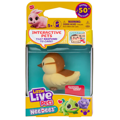 Little Live Pets NeeDees Single Pack Interactive Pet - Dandee Duck