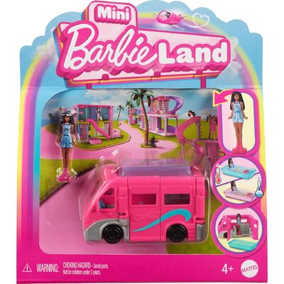 Barbie Land Mini Doll & Vehicle Set Dreamcamper HYF39