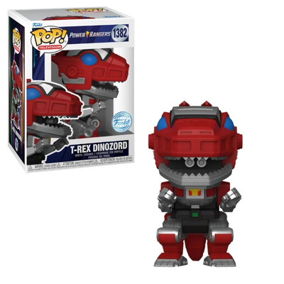 Funko Pop! Power Rangers 30th Red T-REX Dinozord #1382 