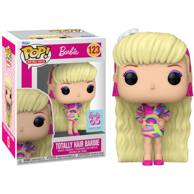 Funko Pop Totally Hair Barbie 65th Anniversary #123 Vinyl Figure