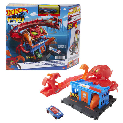 Hot Wheels Let's Race Nemesis - Scorpion Flex Attack Playset