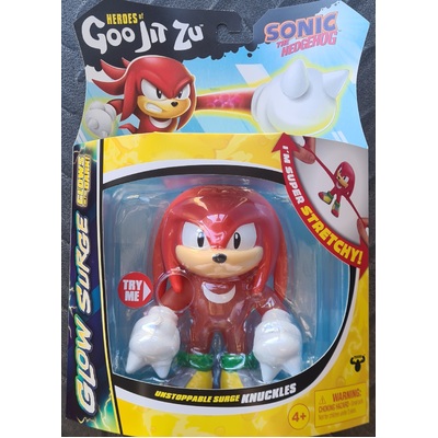  Heroes of Goo Jit Zu Sonic the Hedgehog Glow Surge Unstoppable Surge Knuckles 