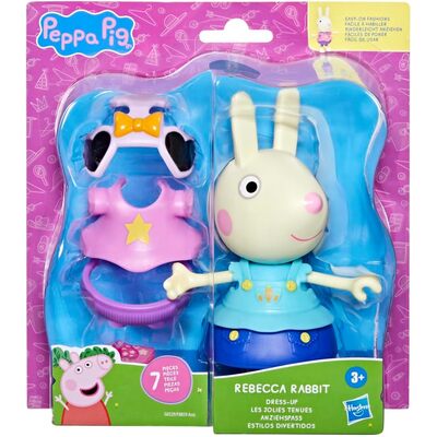 Peppa Pig Toys Rebecca Rabbit Dress-Up 6” Figure