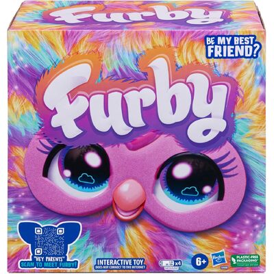 Fur Furby Tie Dye Plush Interactive Toy