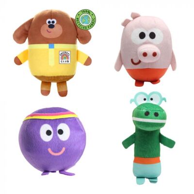 Hey Duggee Diddy Duggee and Squirels Mini Soft Toy Plush Set of 4