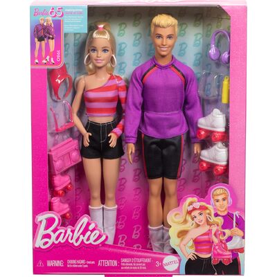 Barbie Fashionistas 2 Doll Set Roller-Skating Theme 65th Anniversary HXK90