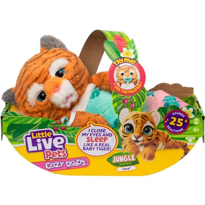 Little Live Pets Cozy Dozys - Jungle Series Java The Tiger