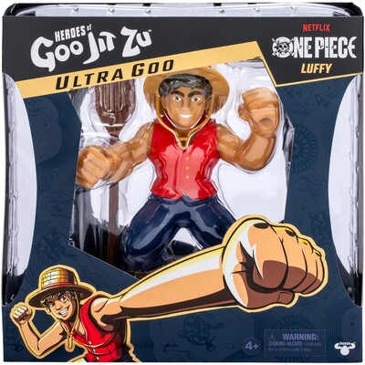 Heroes Of Goo Jit Zu Netflix One Piece Luffy Ultra Stretchy Collectible Goo Filled Figure