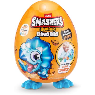 Zuru Smashers Junior Dino Dig Small Egg Triceratops