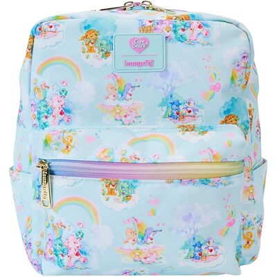 Loungefly Care Bear Cousins All-Over Print Nylon Square Mini Backpack