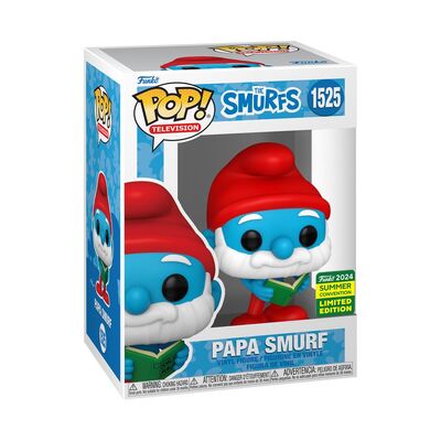 Funko Pop! The Smurfs Papa Smurf SDCC 2024 #1525 Vinyl Figure