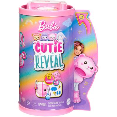 Barbie Cutie Reveal Chelsea Doll Cozy Cute Tees Series - Teddy Bear