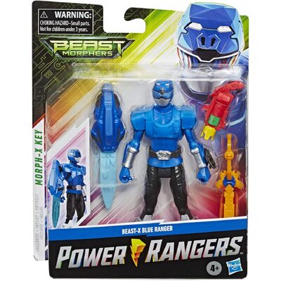 Power Rangers Beast Morphers 6″ Figurines Beast-X Blue Ranger Action Figure