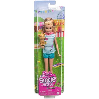 Barbie And Stacie To the Rescue Stacie Doll With Pet Dog HRM05