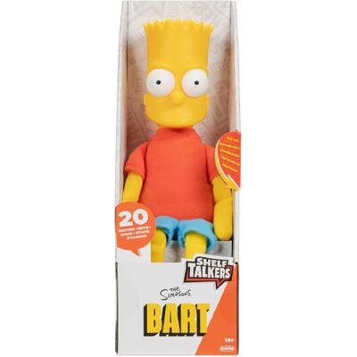 The Simpsons Shelf Talkers Bart Simpson 12" Talking Plush