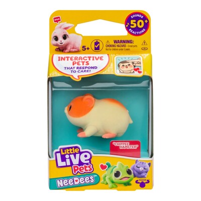 Little Live Pets NeeDees Single Pack Interactive Pet - Chippee Hamster