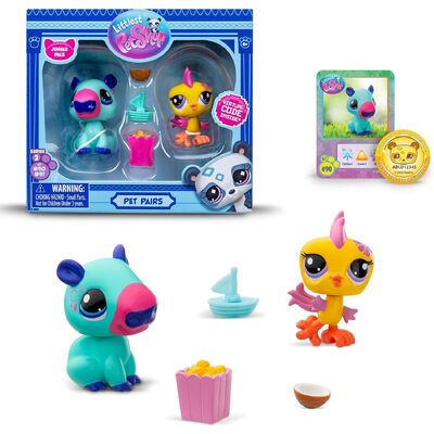 Littlest Pet Shop Pet Pairs with Virtual Code (Series 2)- Jungle Pals