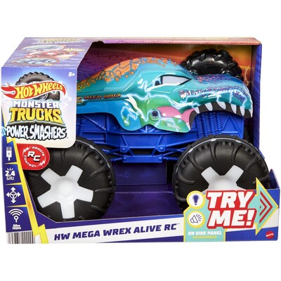 Hot Wheels Monster Trucks Mega-Wrex Alive Remote-Control Vehicle