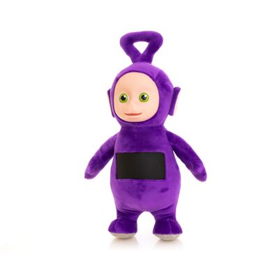 Teletubbies Tinky Winky 8'' Plush with Interactive Color Changing Belly Patch