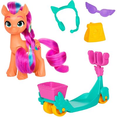 My Little Pony Rolling Scooter Sunny Starscout 3-Inch Figure Toy