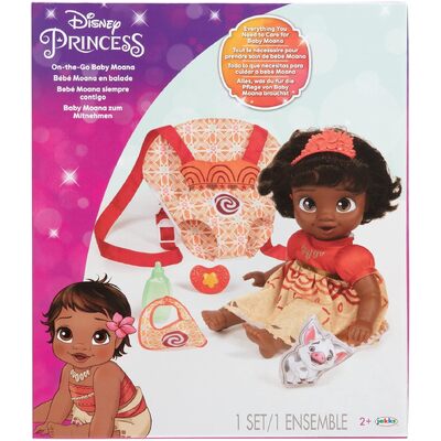 Disney Princess Moana Baby Doll Deluxe with Carrier & Accessories