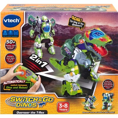 VTech Switch and Go Dinos Overseer the T-Rex