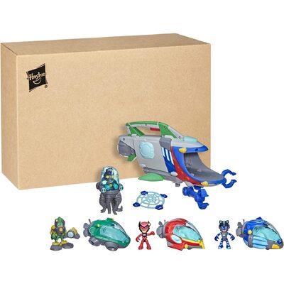 PJ Masks PJ Launching Submarine and Rovers Action Figures (Plastic Free Packaging)