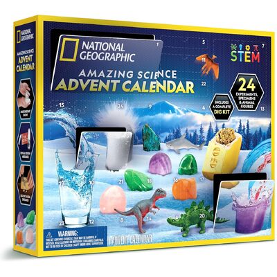 National Geographic Science Kit & Rock Collection Advent Calendar 2024