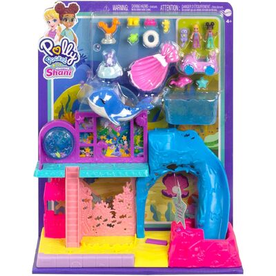 Polly Pocket Pollyville Aquarium Starring Shani Playset