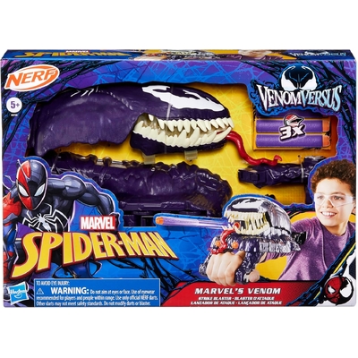 Nerf Marvel Spider-Man VenomVersus Marvel’s Venom Strike Blaster,