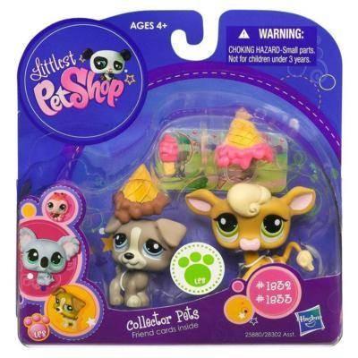 LPS Littlest Pet Shop Collector Pets Dog #1832 Cow #1833