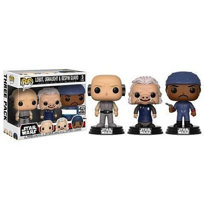 Funko Pop Star Wars Lobot, Ugnaught & Bespin Guard 3pk Vinyl Figure