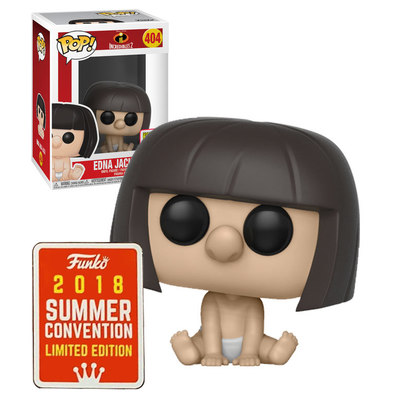 Funko Pop Incredibles 2 Edna Jack-Jack 2018 SDCC #404