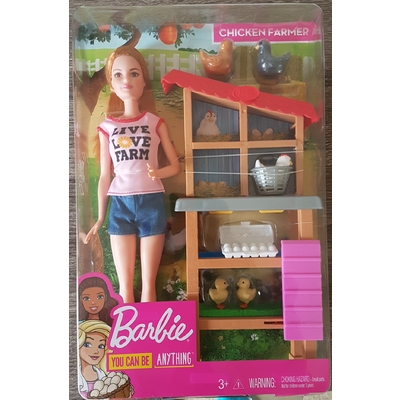 barbie with chickens