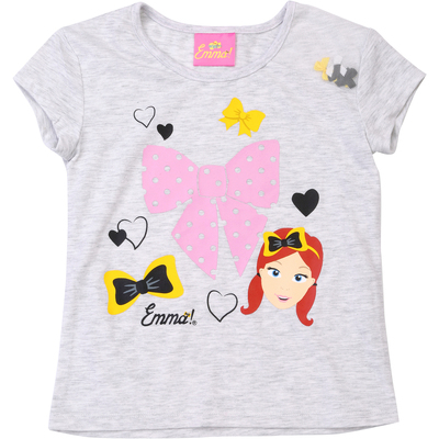 The Wiggles Emma Character Girls Bow Tee  [Size: 1]