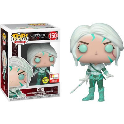 Funko POP The Witcher Wild Hunt Ciri Magic Glow E3 2019 Limited Edition #150