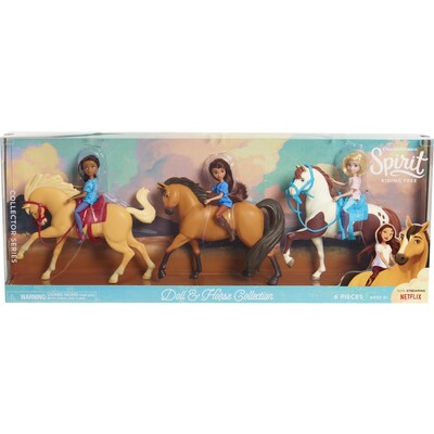 DreamWorks Spirit Riding Free Doll and Horse Collection 3 Horse Boxed Set V2