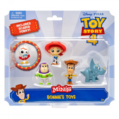 Disney Pixar Toy Story 4 MINIS 5-Pack Bonnie's Toys