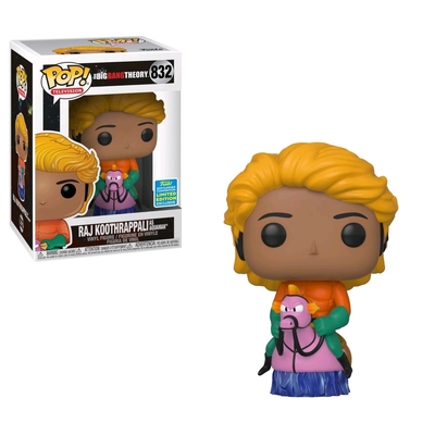 Funko POP Big Bang Theory Raj Koothrappali as Aquaman SDCC 2019 #832