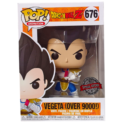 Funko POP Animation Dragonball Z Vegeta (Over 9000) #676 Vinyl Figure