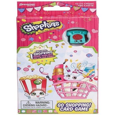 Shopkins Go Shopping Card Game with Exclusive Shopkins Figure (telephone)