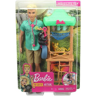 Barbie You Can Be Anything Wildlife Vet Playset Lemony Gem Toys Online