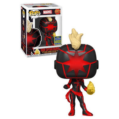 Funko POP Marvel Dark Captain Marvel SDCC 2020 #657 Vinyl Figure