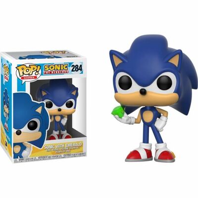 Funko Pop Sonic The Hedgehog Sonic With Emerald #284 Vinyl Figure